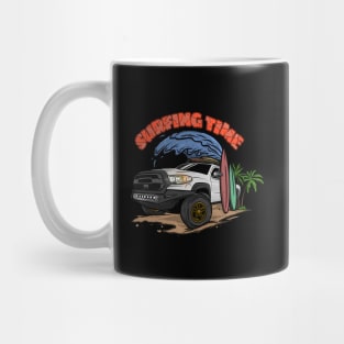 4Runner Toyota Surfing Time Holiday - White Mug